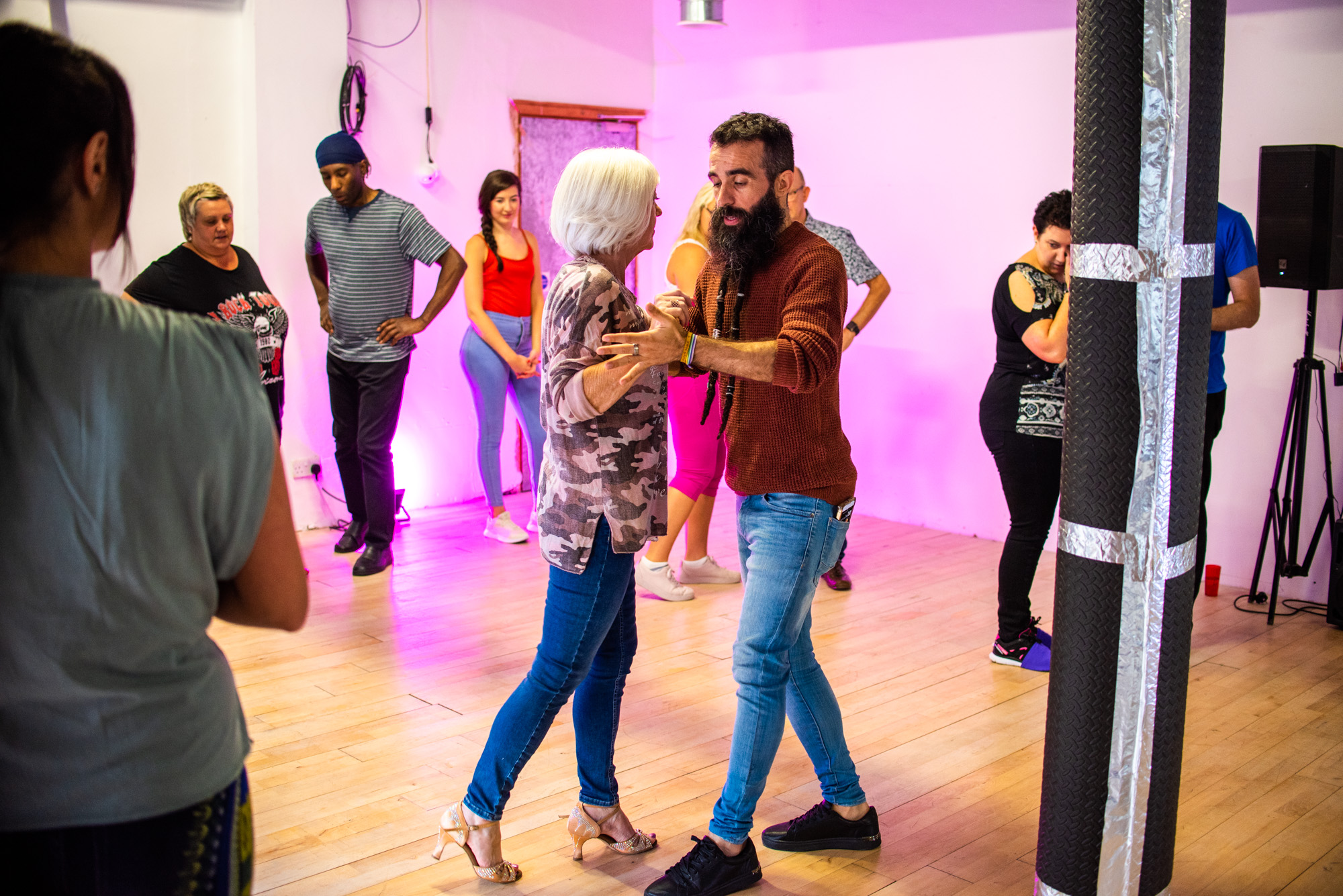 Professional workshop class photo from the studio shoot